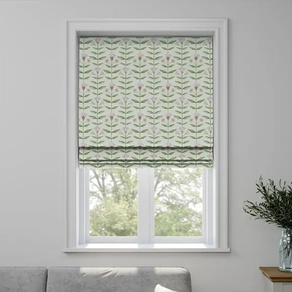 Made to Measure Roman Blind - Sage, Cotton