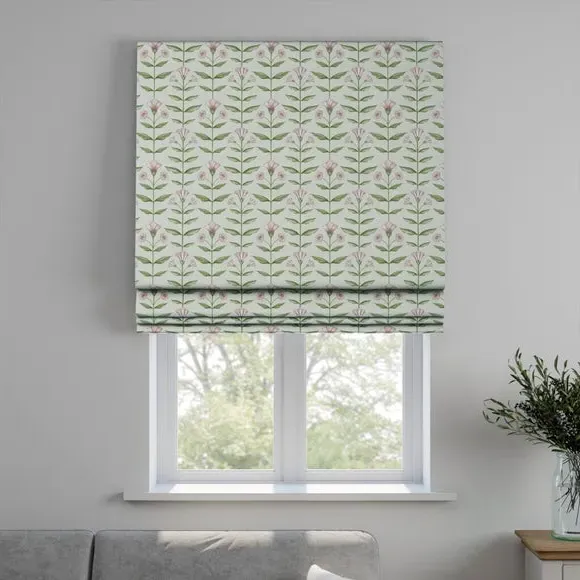 Made to Measure Roman Blind - Sage, Cotton