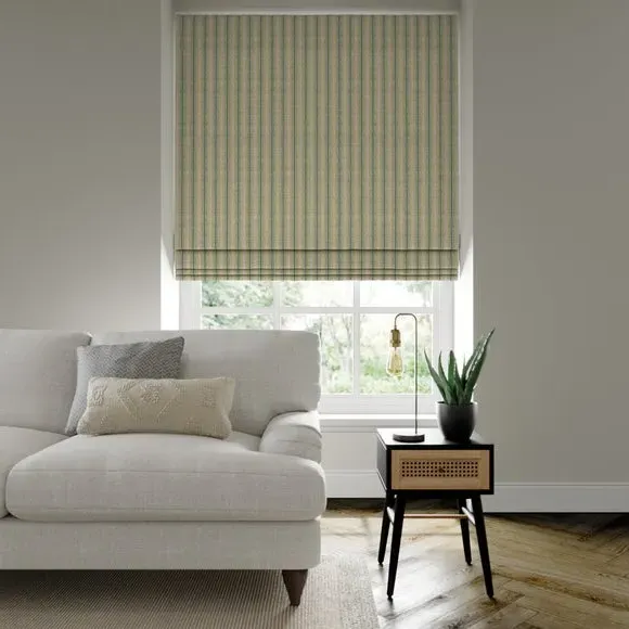 Made to Measure Roman Blind - Sage, Cotton