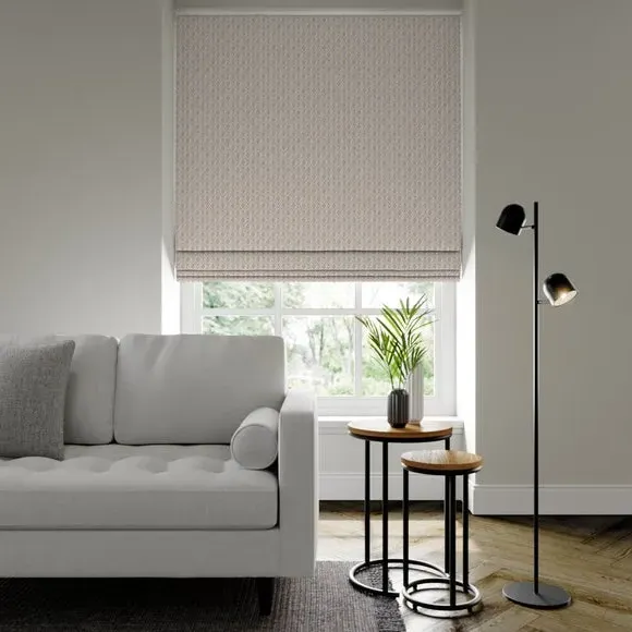 Made to Measure Roman Blind - Sand, Cotton Linen
