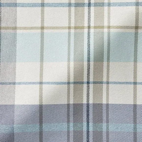 Made to Measure Roman Blind - Seafoam Check
