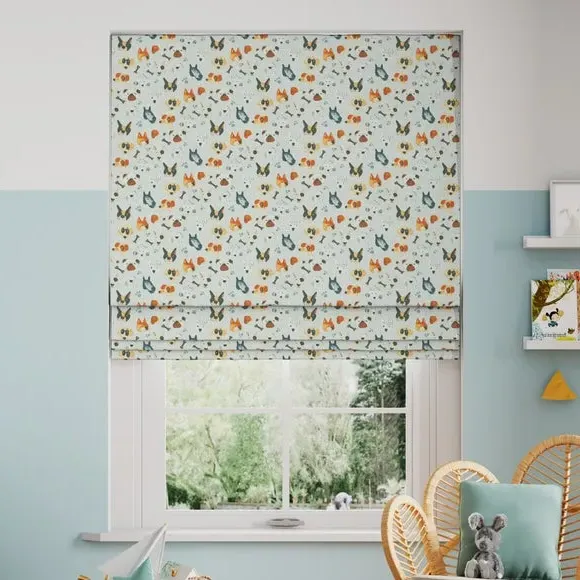 Made to Measure Roman Blind - Seafoam, Cotton