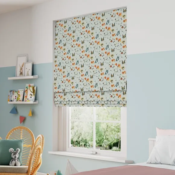 Made to Measure Roman Blind - Seafoam, Cotton