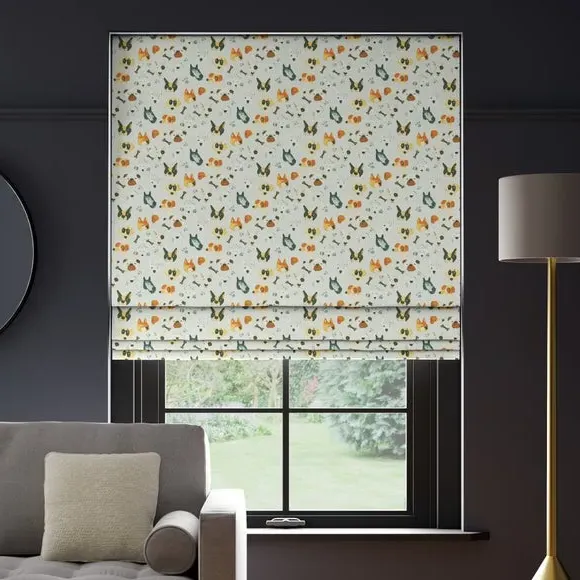 Made to Measure Roman Blind - Seafoam, Cotton