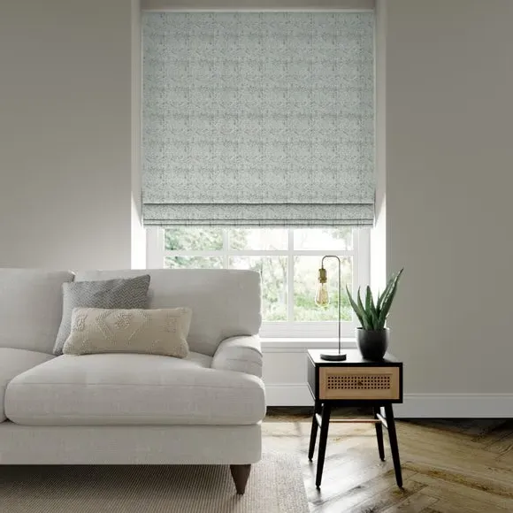 Made to Measure Roman Blind - Seafoam, Cotton
