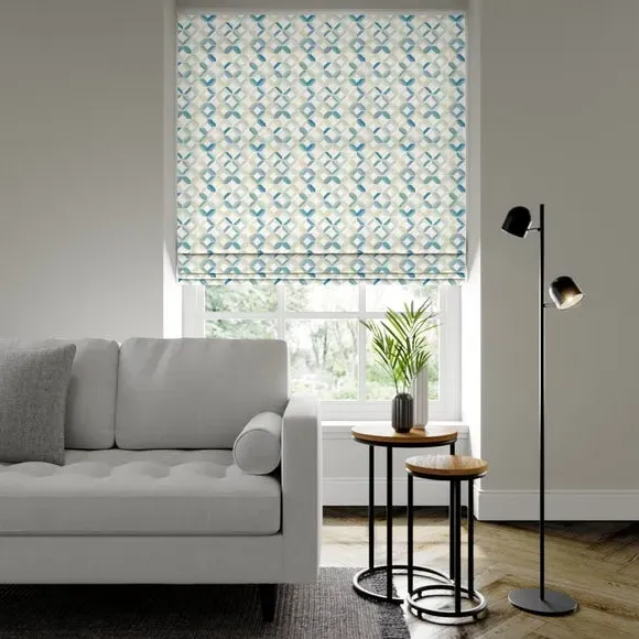 Made to Measure Roman Blind - Seafoam