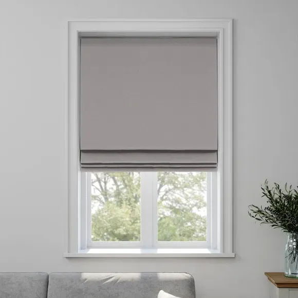 Made to Measure Roman Blind - Silver, Jacquard