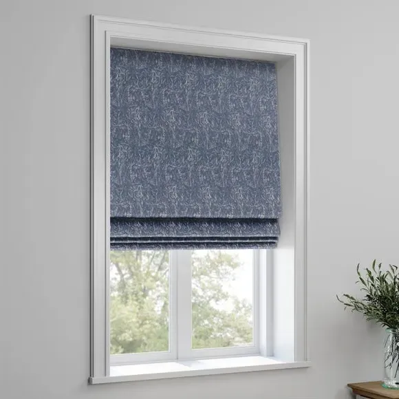 Made to Measure Roman Blind - Sky Blue