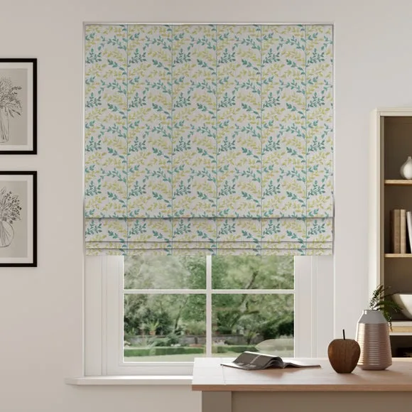 Made to Measure Roman Blind - Sky Blue, Cotton