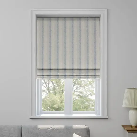 Made to Measure Roman Blind - Sky Blue