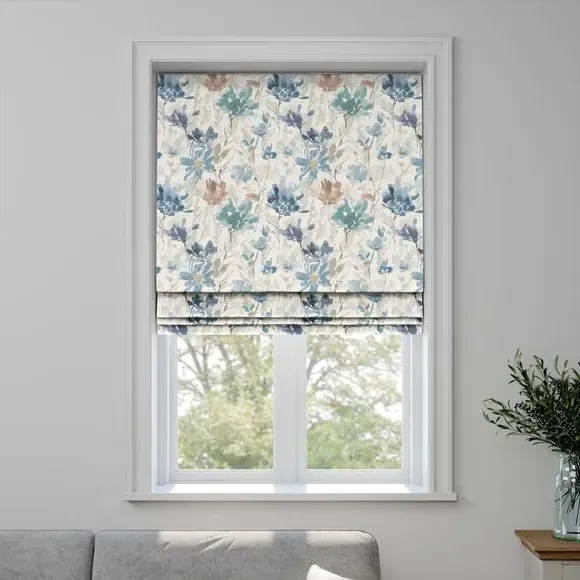 Made to Measure Roman Blind - Slate Blue, Fabric