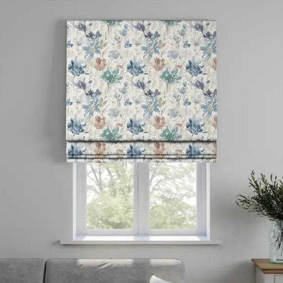 Made to Measure Roman Blind - Slate Blue, Fabric