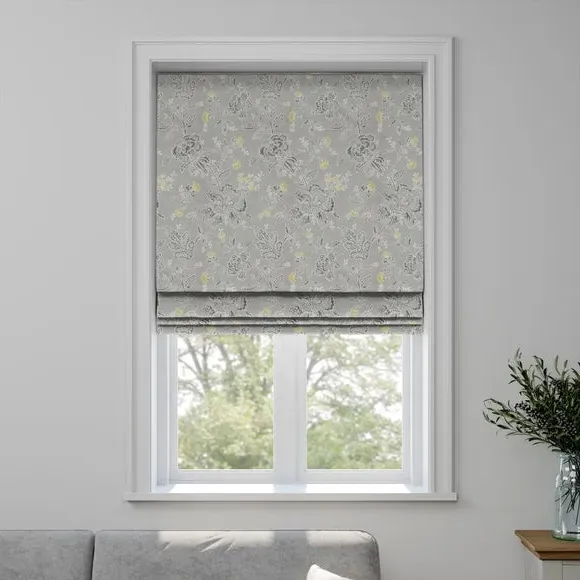 Made to Measure Roman Blind - Slate, Fire Retardant