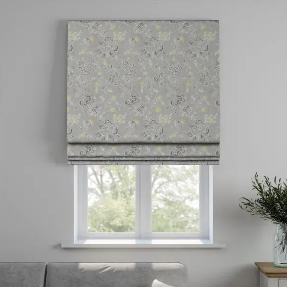 Made to Measure Roman Blind - Slate, Fire Retardant