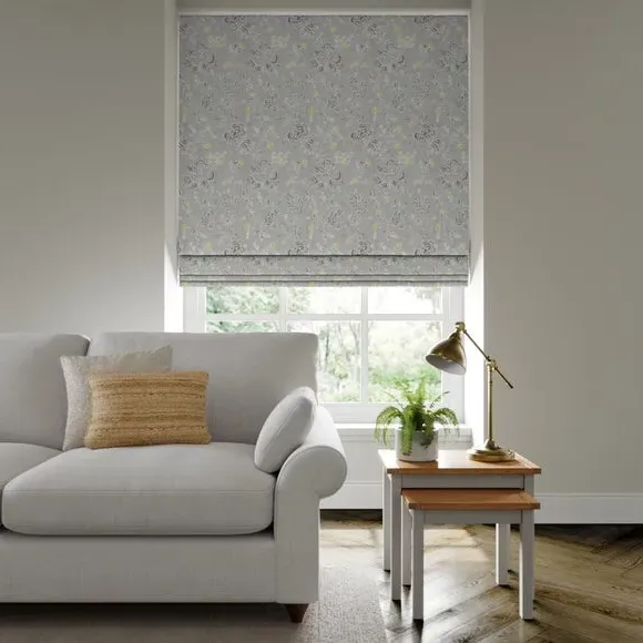 Made to Measure Roman Blind - Slate, Fire Retardant image