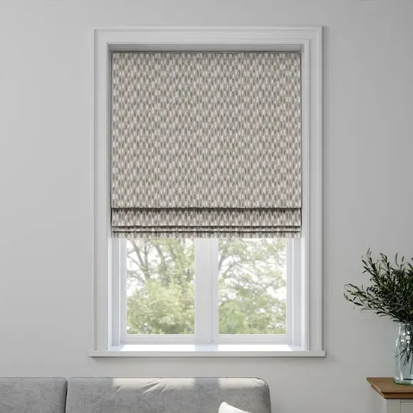Made to Measure Roman Blind - Slate, Jacquard