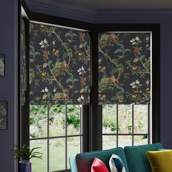 Made to Measure Roman Blind - Slate, Velvet