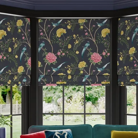 Made to Measure Roman Blind - Slate, Velvet image