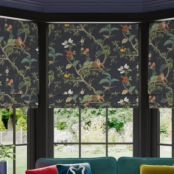 Made to Measure Roman Blind - Slate, Velvet
