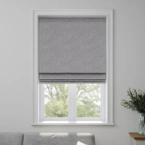 Made to Measure Roman Blind - Smoke, Fire Retardant