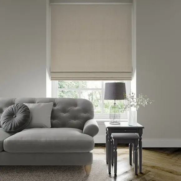 Made to Measure Roman Blind - Snow