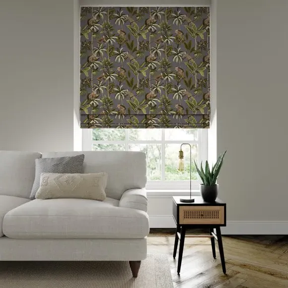 Made to Measure Roman Blind - Stone, Fabric