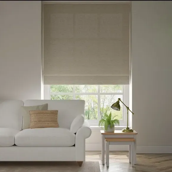 Made to Measure Roman Blind - Stone, Polyester