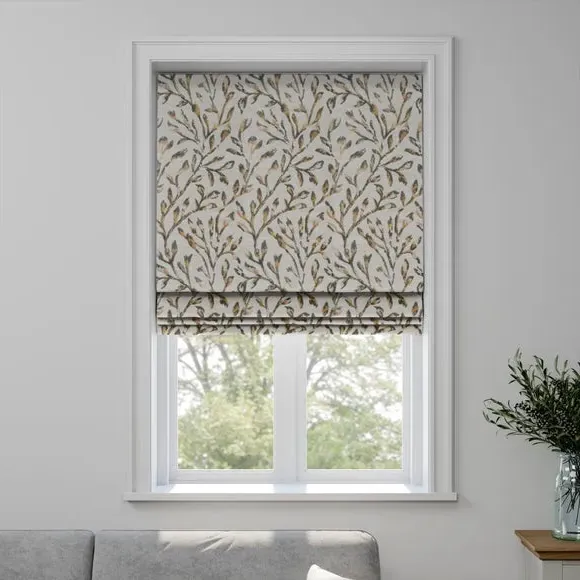 Made to Measure Roman Blind - Stone, Velvet