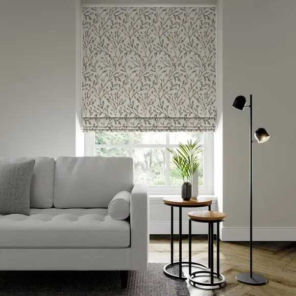 Made to Measure Roman Blind - Stone, Velvet