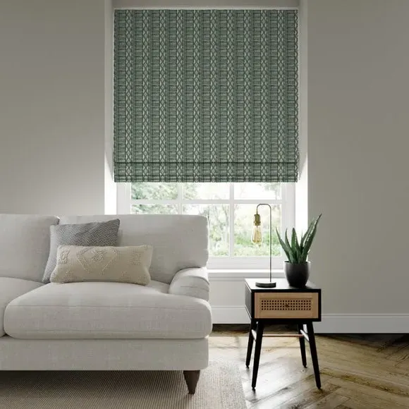 Made to Measure Roman Blind - Storm, Cotton Linen