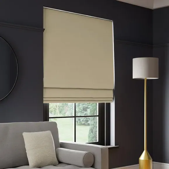 Made to Measure Roman Blind - Taupe, Cotton