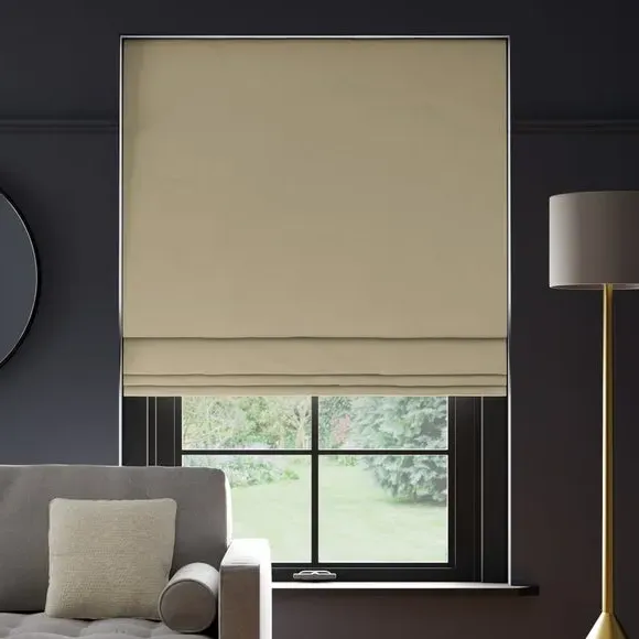 Made to Measure Roman Blind - Taupe, Cotton