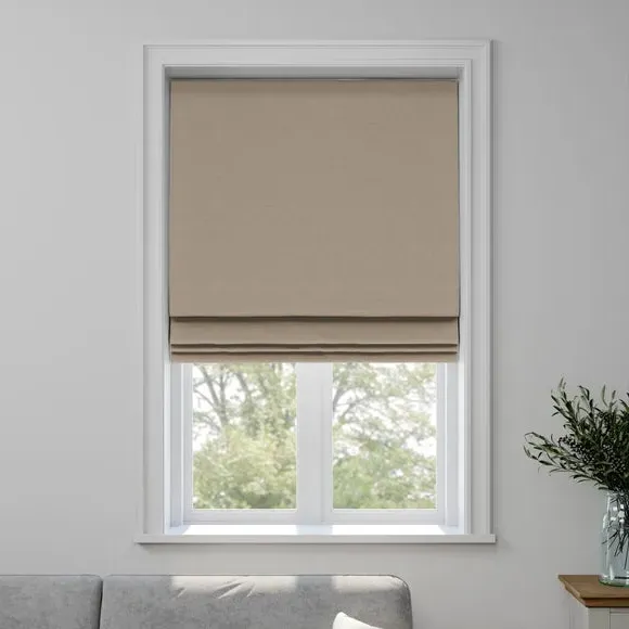 Made to Measure Roman Blind - Taupe, Polyester