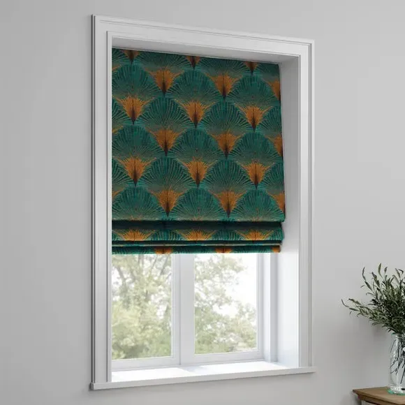 Made to Measure Roman Blind - Teal