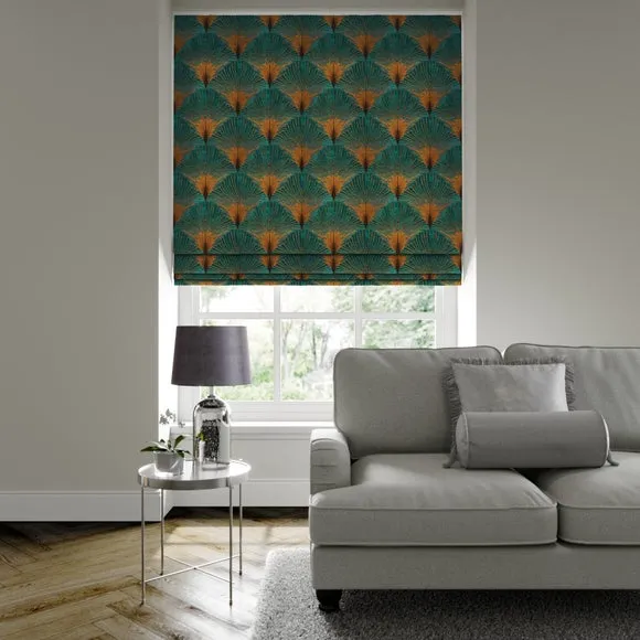 Made to Measure Roman Blind - Teal image