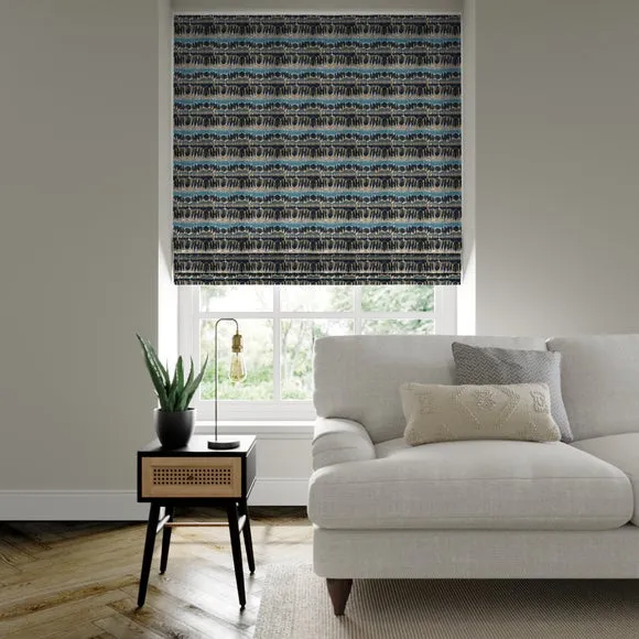 Made to Measure Roman Blind - Teal