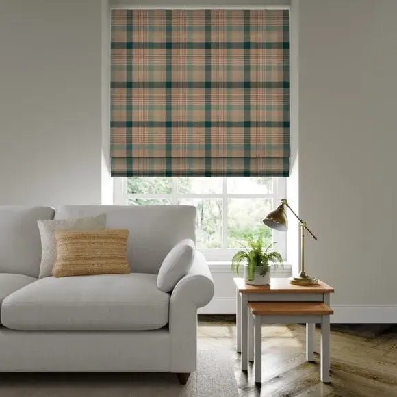 Made to Measure Roman Blind - Teal