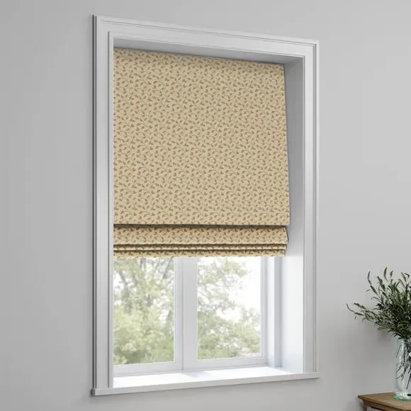 Made to Measure Roman Blind - Terracotta, Jacquard