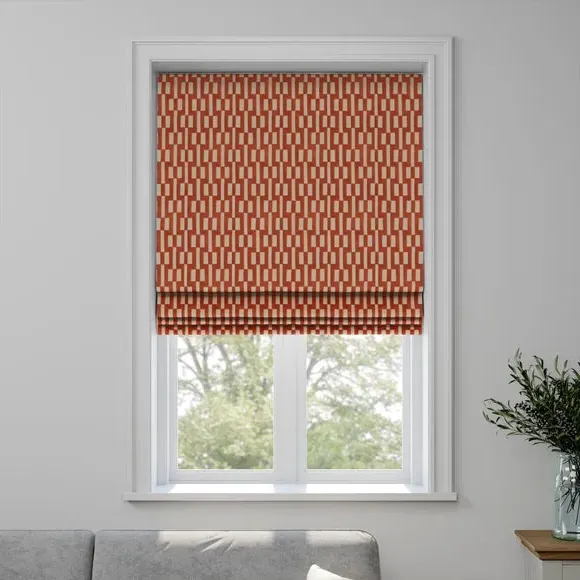 Made to Measure Roman Blind - Terracotta, Polyester