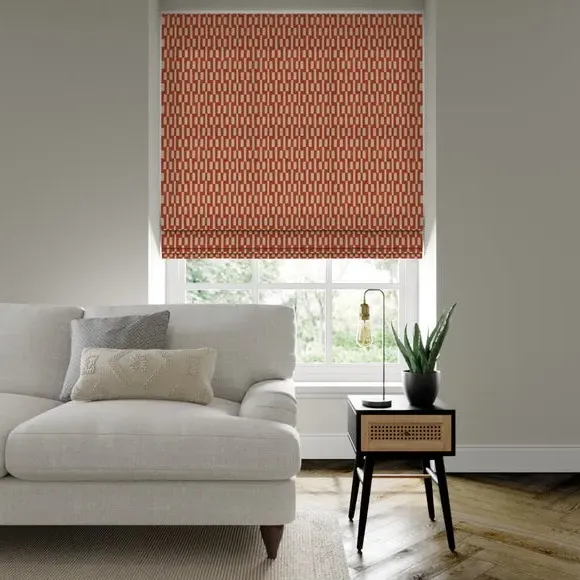 Made to Measure Roman Blind - Terracotta, Polyester image