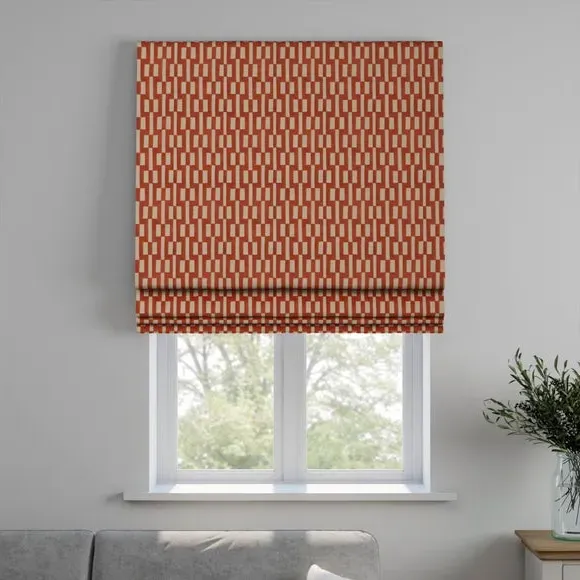 Made to Measure Roman Blind - Terracotta, Polyester