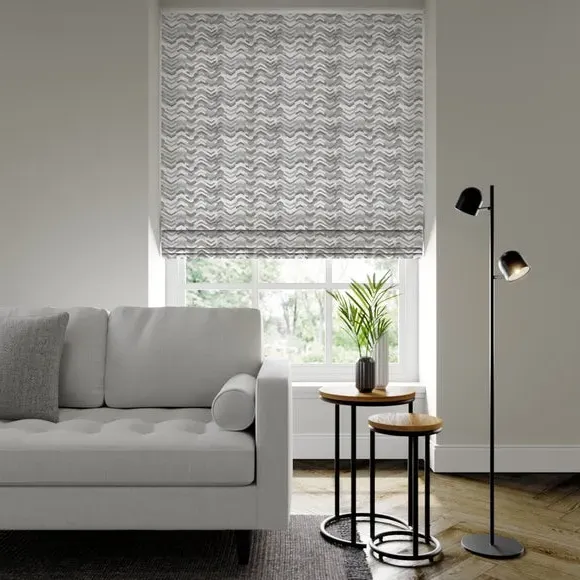 Made to Measure Roman Blind - Volta Silver