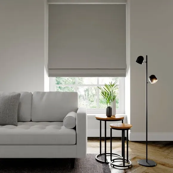 Made to Measure Roman Blind - Zinc, Cotton