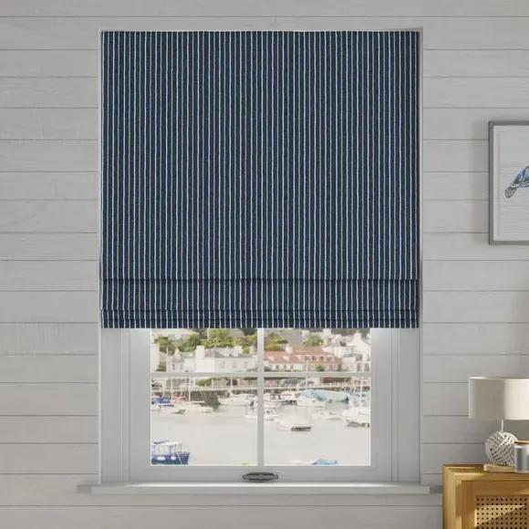 Made to Measure Roman Blinds - Indigo, Cotton image