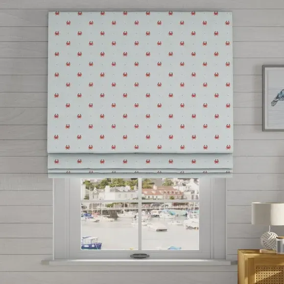 Made to Measure Roman Blinds - Red, Cotton