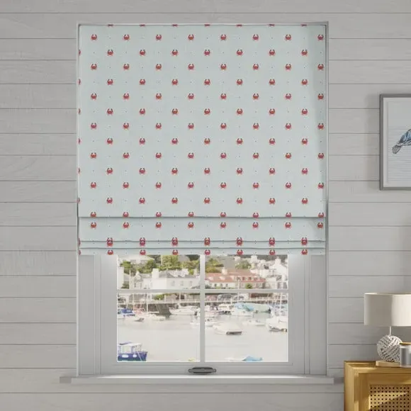 Made to Measure Roman Blinds - Red, Cotton image