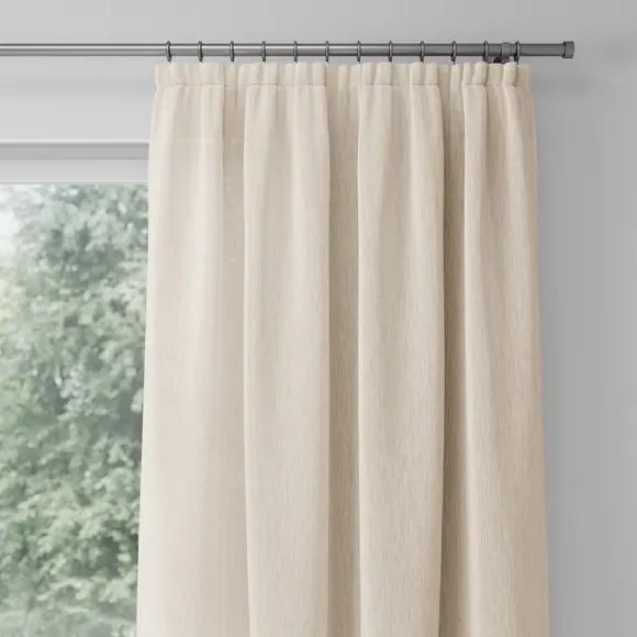 Made to Measure Voile Curtains - Grey