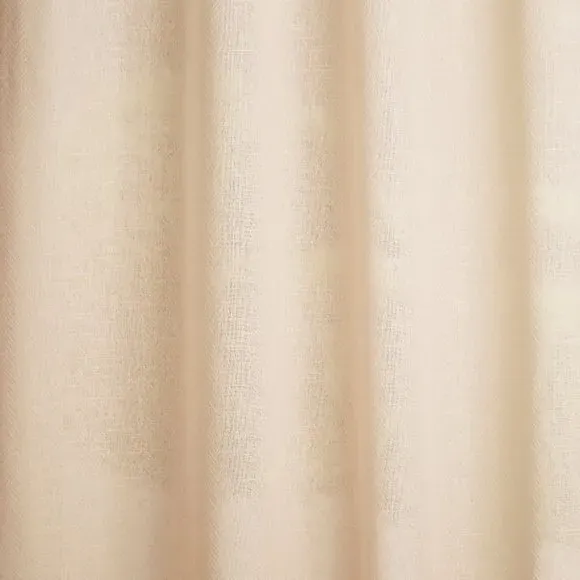Made to Measure Voile Curtains - Natural, Polycotton