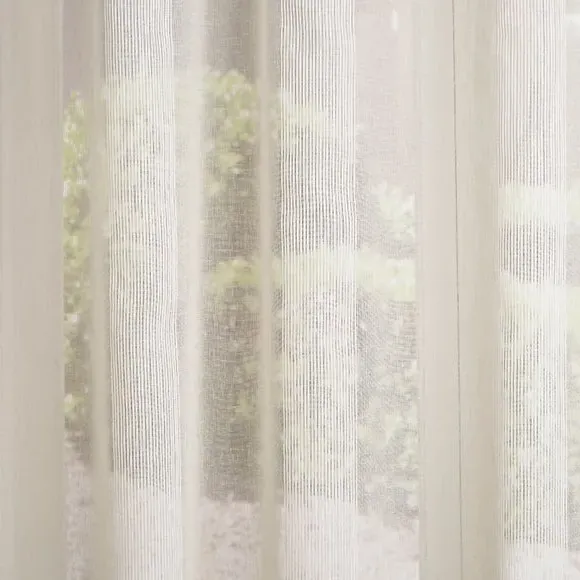 Made to Measure Voile Curtains - Natural, Polyester
