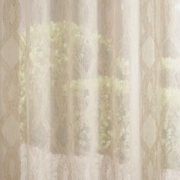 Made to Measure Voile Curtains - Natural, Polyester